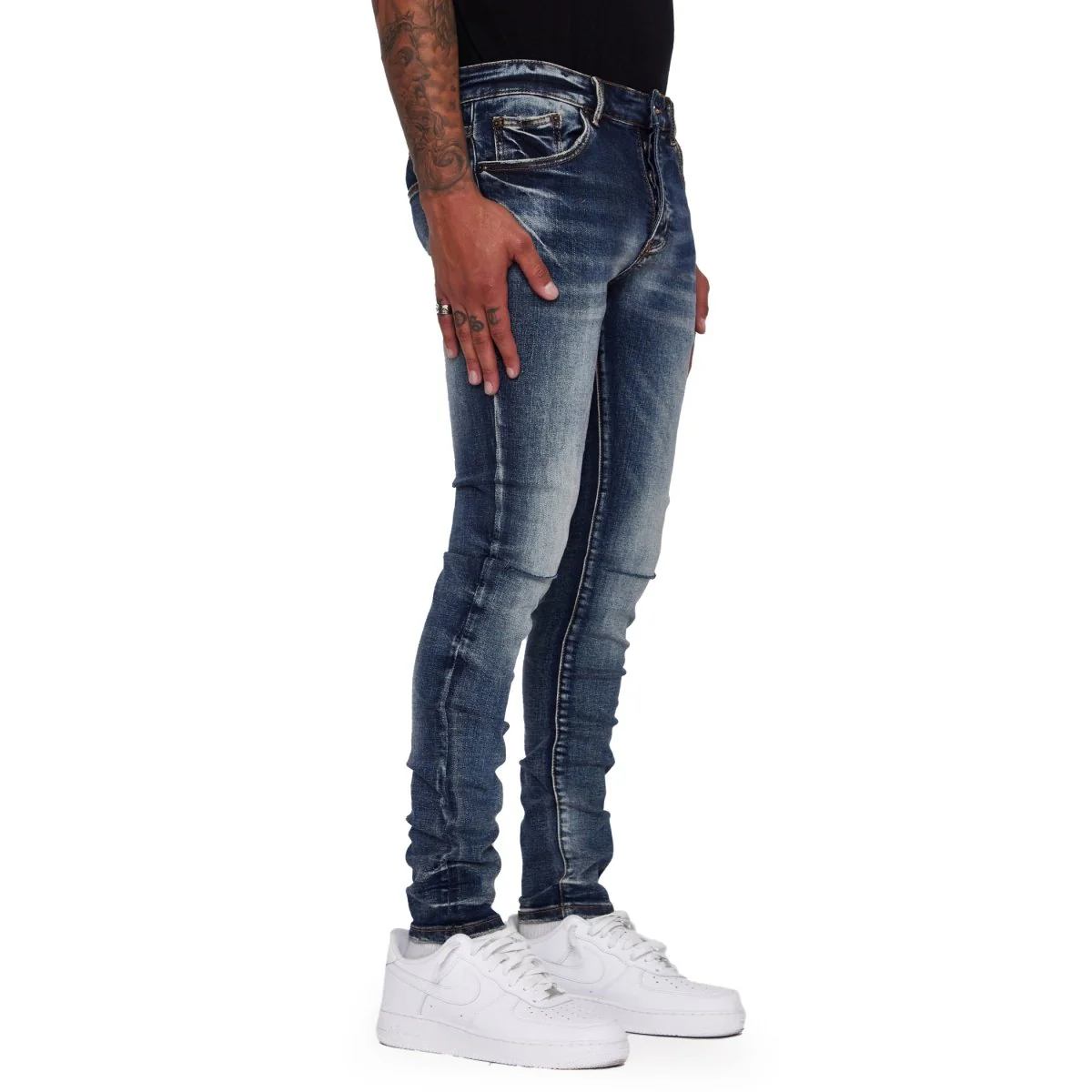 "MR CLEAN 2.0” LT.WASH SKINNY JEAN - Image 5