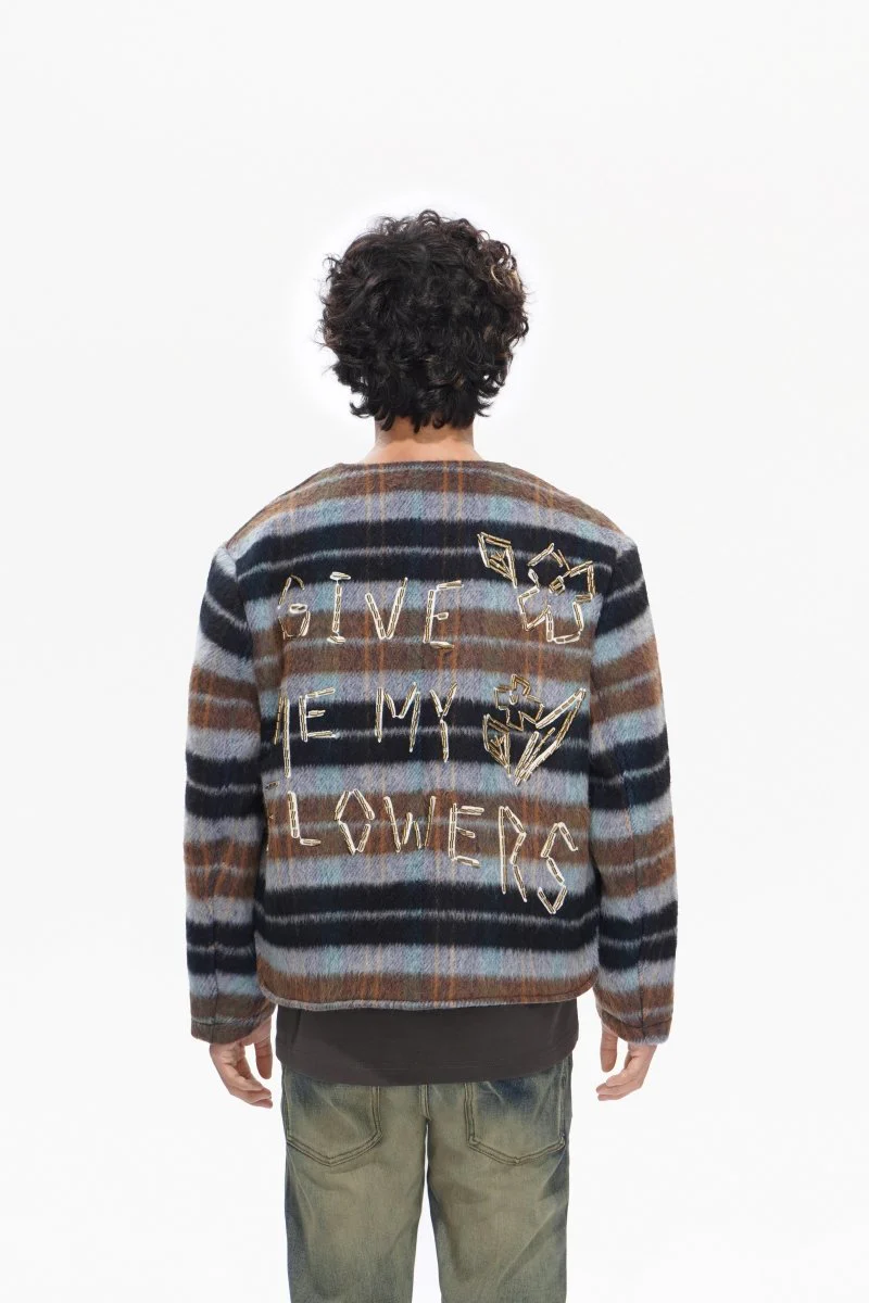 Velour Jacket Brown - Image 4