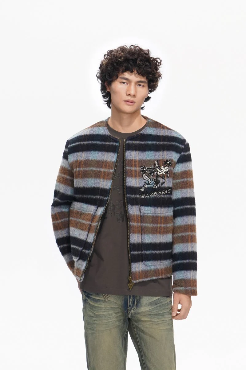 Velour Jacket Brown - Image 6