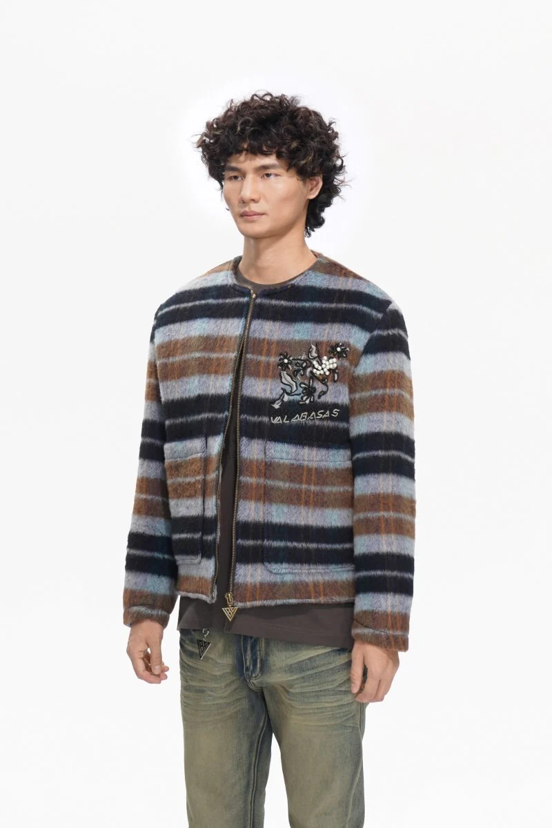 Velour Jacket Brown - Image 8