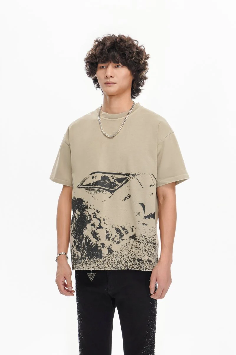 Victim Tee Khaki - Image 5