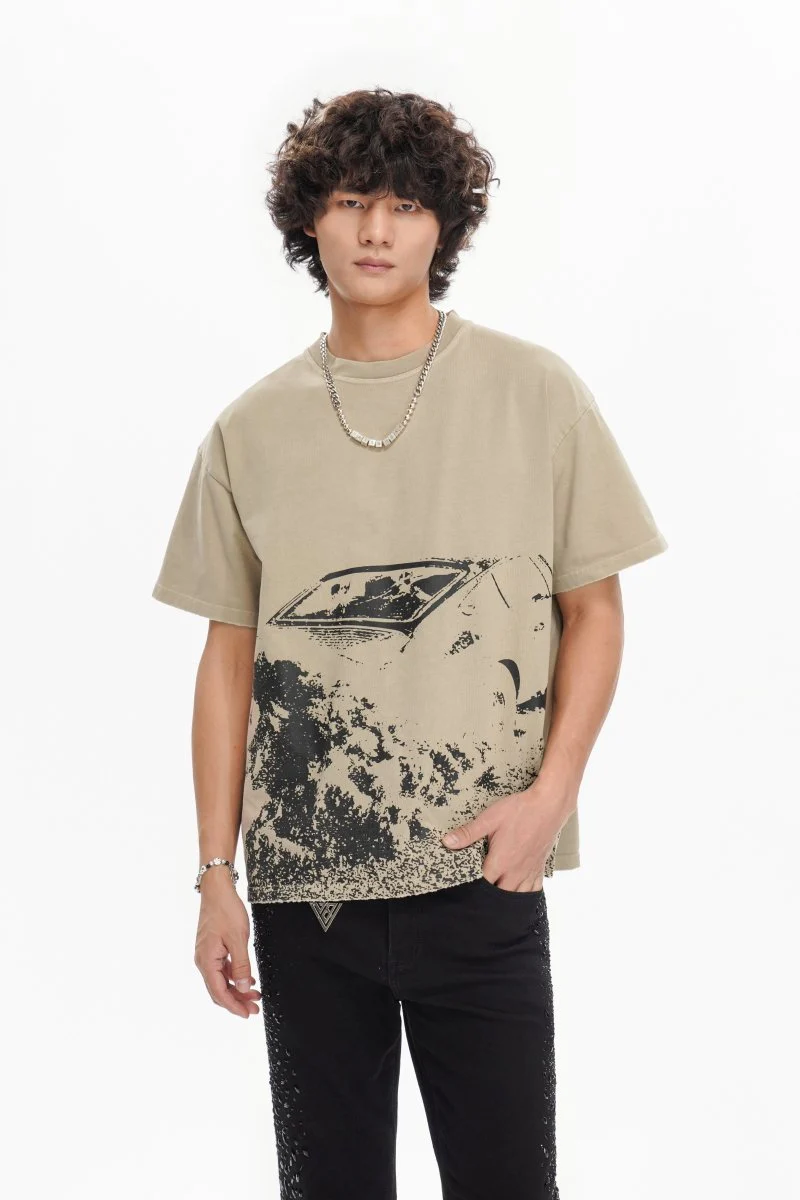 Victim Tee Khaki - Image 6