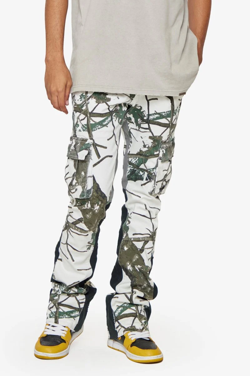 "COMMANDER 2.0" GREY FOREST STACKED FLARE JEAN - Image 6