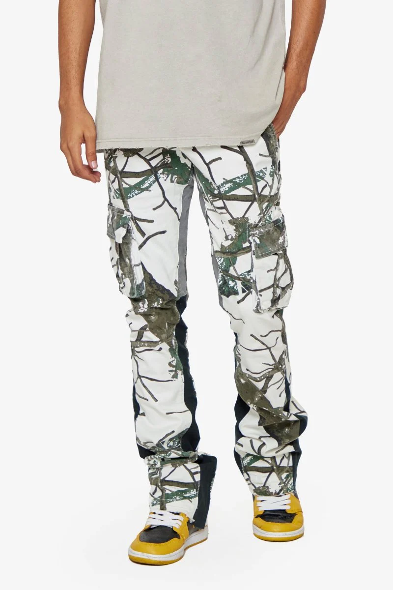 "COMMANDER 2.0" GREY FOREST STACKED FLARE JEAN - Image 7
